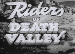 Riders of Death Valley--titles