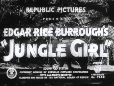 Jungle Girl--titles